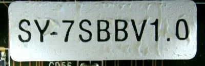 NEW SOYO KUKA SY-7SBBV1.0 MOTHER BOARD 3890222-0 SY7SBBV10 00-104-420