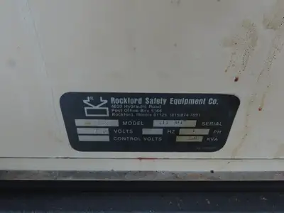 L & J No 18 Mechanical Punch Press 18 Ton 2.5" Stroke 6.25 Throat 230/460V