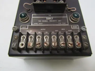 Danly 2DT25 Two channel proximity switch type PCAX 115VAC input