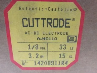 Eutetic Castolin Cuttrode #1 1/8"x14" Welding Rod Electrode 30lbs