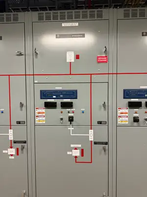 25kV Switchgear Lineup 1200A w/ Power Vac Breaker VB1 27.0-16-0