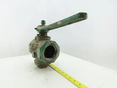 Homestead 1529B1 FIG-611 Semi Steel Plug Valve 2-1/2" NPT 200 OWG W/Handle
