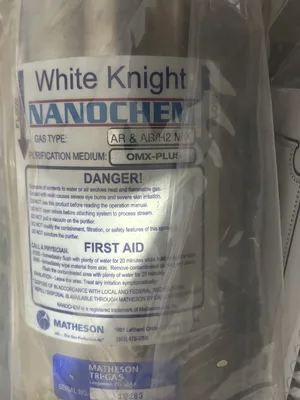 Matheson WK-2500 White Knight Nanochem Gas Purifiers