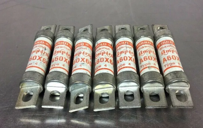 GOULD SHAWMUT A60X60 FUSE 60 AMP 600V AC 4C