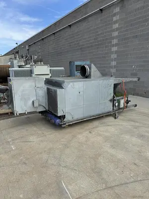 USED 2008 GOFF 3672-D SPINNER HANGER SHOT BLASTING MACHINE