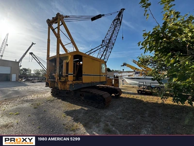 Used 1980 AMERICAN 5299 Crawler Cranes Texas US | Proxy Equipment #1455723