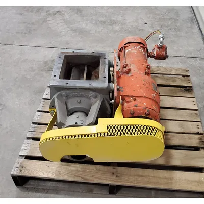 Used 8" Buhler Rotary Airlock Blow Thru Valve