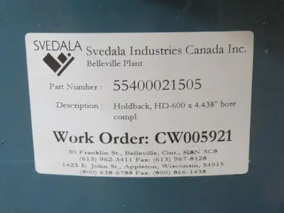 New | in-Stock STEPHENS-ADAMSON 55-400-001-516 HD-600 Parts Texas US | Aucto #1308612