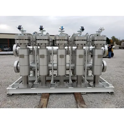 Unused Stainless Steel Rosedale High Pressure Liquid Filtration Strainer System