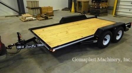 2015 Black Corn Pro 14′ Equipment Trailer, Item # 1795