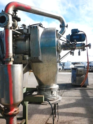 Heinkel HF 600.1 Inverting Filter centrifuge, Hastelloy C22.