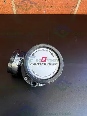USED FAIRCHILD 10222 PNEUMATIC PRECISION REGULATOR 500 PSIG W/ CPI 0-15 PSI GAUGE