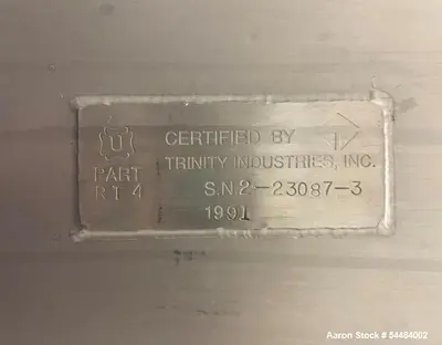 Used 4,500 Gallon Stainless Steel Mixing Tank | Trinity Horizontal Vessel w/ Admix Rotosolver