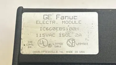 Used GE FANUC IC660EBS100H Input / Output Modules Ohio US | Surplus Asset Holdings #1246266