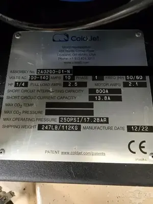 Used 2023 COLD JET AERO 40FP Blast Cleaning Arizona US | KD Machinery #1357059