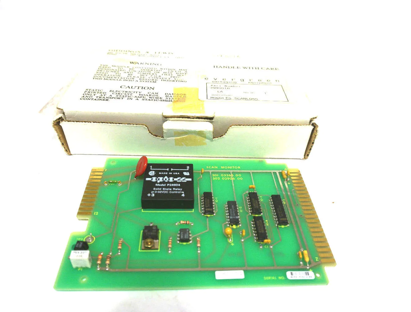 NEW GIDDINGS & LEWIS 502-02906-00 SCAN MONITOR MODULE 5020290600
