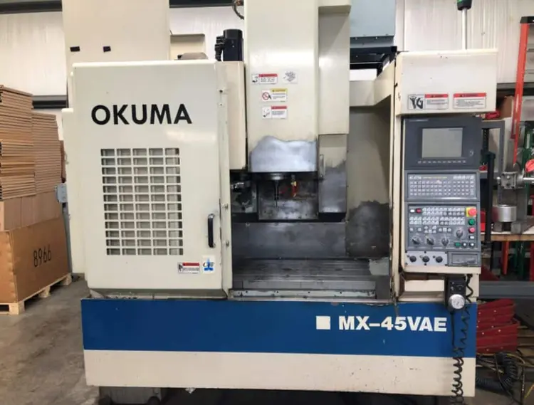 Used OKUMA MX-45VAE Vertical Machining Centers Georgia US | The Equipment Hub #163279