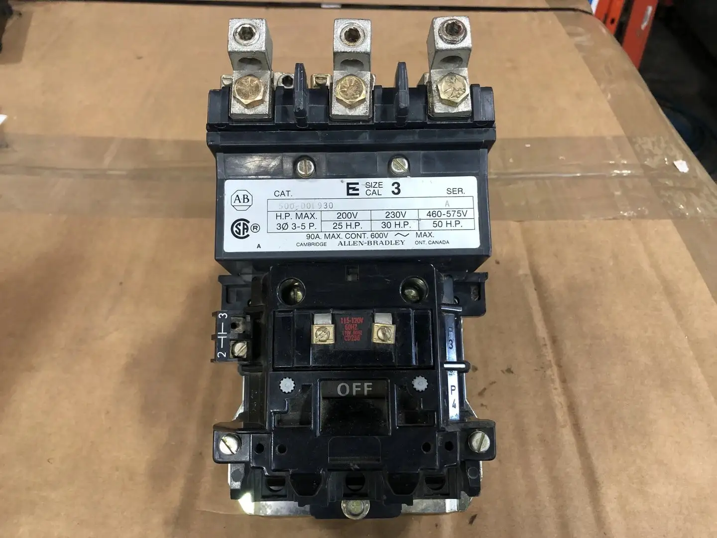 USED ALLEN-BRADLEY 500-DOD930