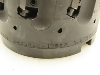 RK Tool SMC5010-10552 Indexable Face Mill RH 10-Insert Cutter 5" x 1.5" Arbor
