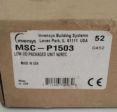 NEW Invensys MSC-P1503