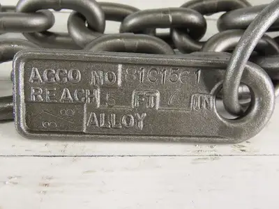ACCO 81C1561 Double Basket Continuous Chain Sling 3/8" X 5'7" 11400Lb at 60°