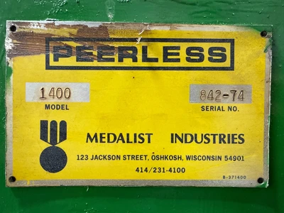 Used 1974 PEERLESS ACCUMATIC 1400 Horizontal Band Saws Illinois US | Aucto #1355363
