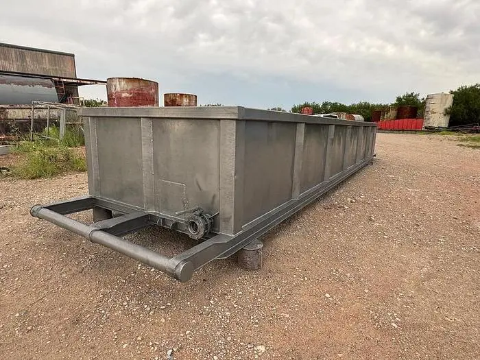 Used 2008 LOW WALL 200BBL LOW WALL SKIDDED OPEN TOP TANKS Carbon Steel Tanks US | Bx Tank Supply #1125971