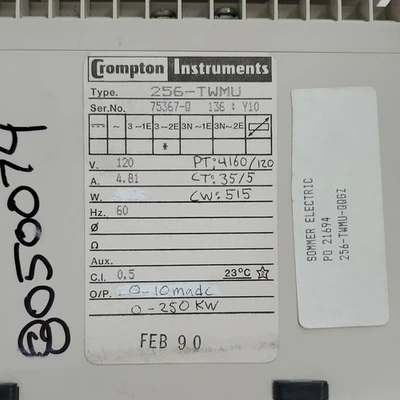USED Crompton 256-TWMU-QQGZ