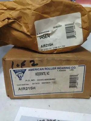 New | in-Stock AMERICAN AIR215H Bearings | Surplus Asset Holdings #1199265