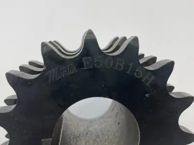 USED MARTIN TRIPLE ROW ROLLER CHAIN SPROCKET 1-5/16" BORE W/ KEYWAY