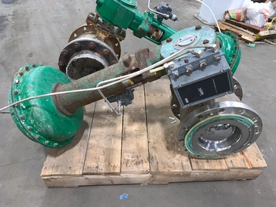 10" -150# Type V150 Fisher V-Ball Control Valve , Stainless