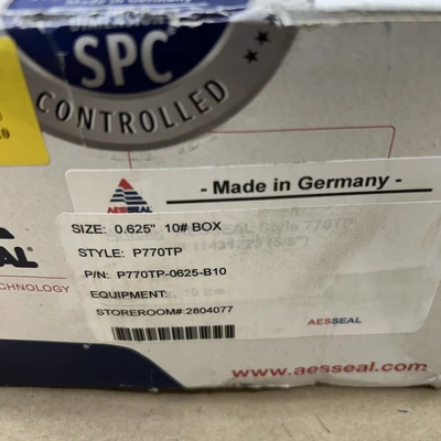 NEW Aesseal P770TP-0625-B10