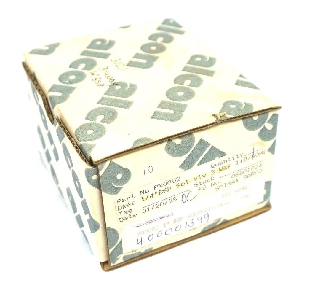 NEW ALCON PN0002 3 WAY SOLENOID VALVE