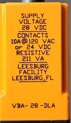 Diversified Electronics VBA-28-DLA TIME DELAY RELAY. Loc3D-9