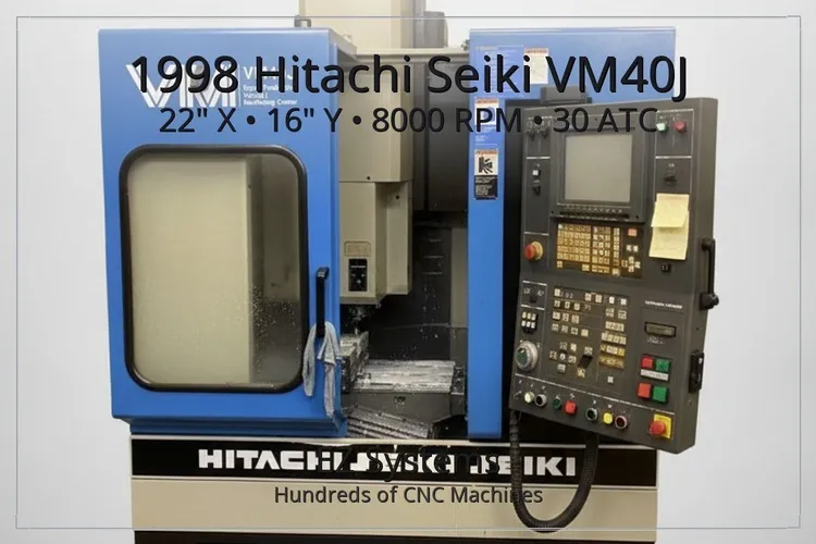 Used 1998 Hitachi-Seiki VM40J Vertical Machining Centers California US | [EZ] EZ Systems #1287134