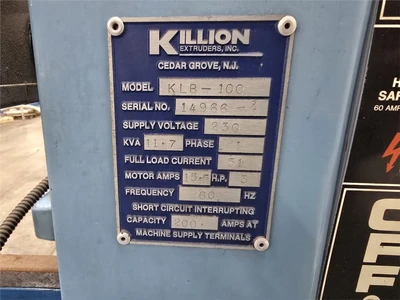 USED KILLION KLB-100
