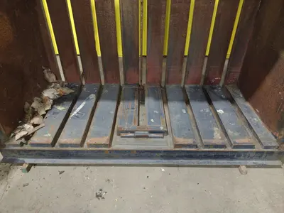 72" X 30" JV MFG CRAM A LOT MODEL #DBR-72-H VERTICAL HYDRAULIC CARDBOARD BALER: STOCK #18053