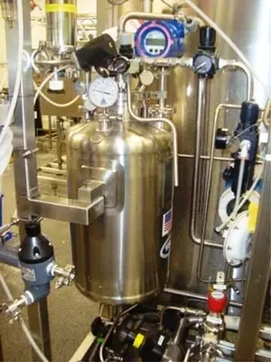 Westfalia CSC 6-06-476 hydro-hermetic clarifier skid, 316L SS.