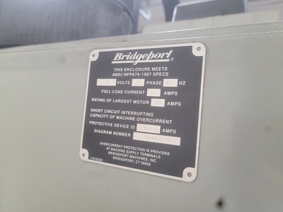 1997 BRIDGEPORT TORQ-CUT 22 Vertical Machining Centers | 520 Machinery Sales LLC (5)