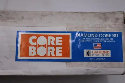 NEW Diamond Products 00007 4 in. Heavy Duty Orange Core Bore Bit STK GF215A