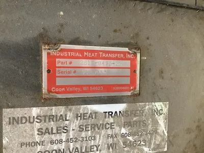 Industrial Heat Transfer Inc, 2812-8455-06 Heat Exchanger