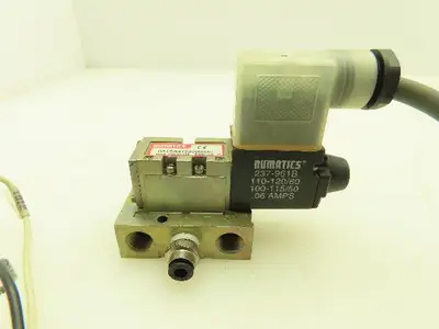 Numatics 031SA4152000030 Pneumatic Solenoid Spool Valve 5/2 5 Port 1/8" NPT 120V