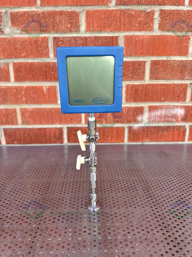 USED VACUUBRAND DVR 2 VACUUM GAGE AND CONTROLLER W/ PARKER VALVES