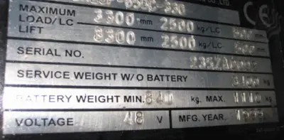 NICHIYU Fork Truck