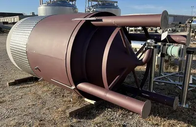 Tank, 1,200 Gallon, 304 S/st, Jkt, Wine Fermentation Tank #S744894