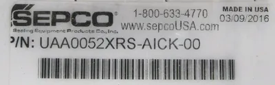 NEW SEPCO UAA0052XRS-AICK-00 SEAL KIT 3-1/4" UAA0052XRSAICK00