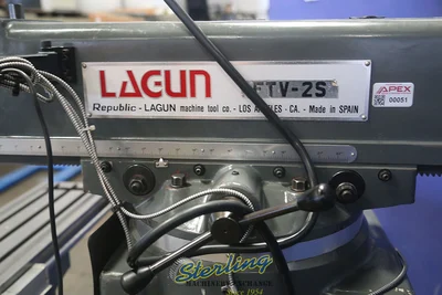 Used LAGUN FTV-2S Vertical Mills California US | Sterling Machinery Exchange #1465588