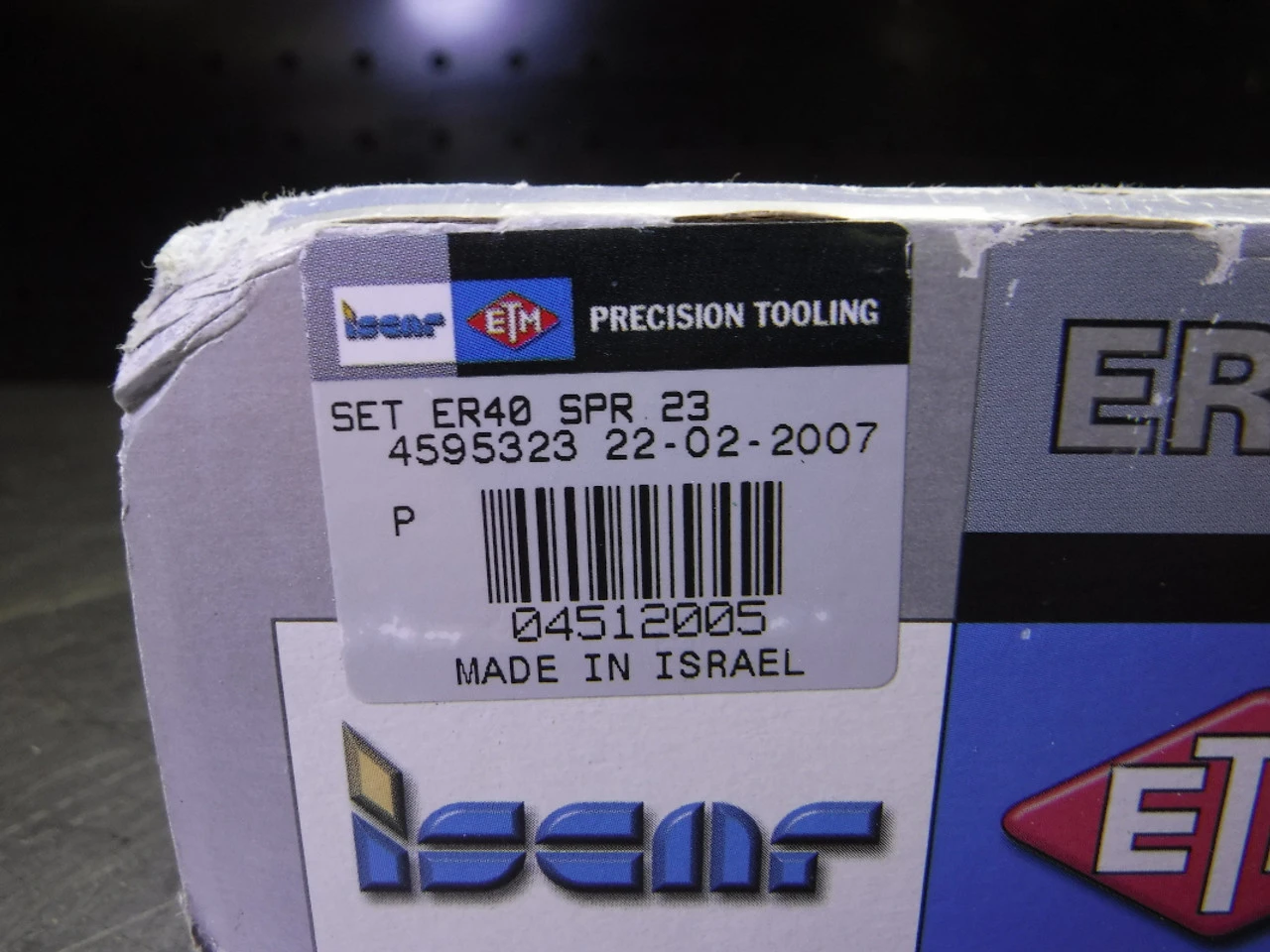 Iscar/ETM 1/8-1" 23 Piece ER40 Collet Set SET ER40 SPR 23 / 4595323 (LOC748B)