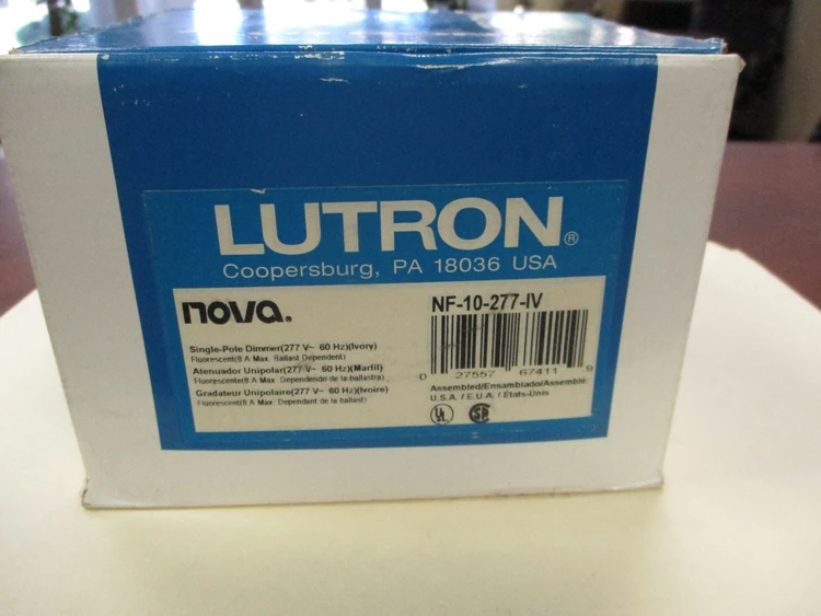 Used Lutron NF-10-277-IV Relays & Switches Arizona US | ASSET CONVERSION SPECIALISTS, INC. #324096