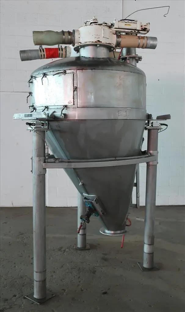 SPC8315  Bin Hopper Silo 40 cu.ft., bulk storage bin, Stainless Steel
